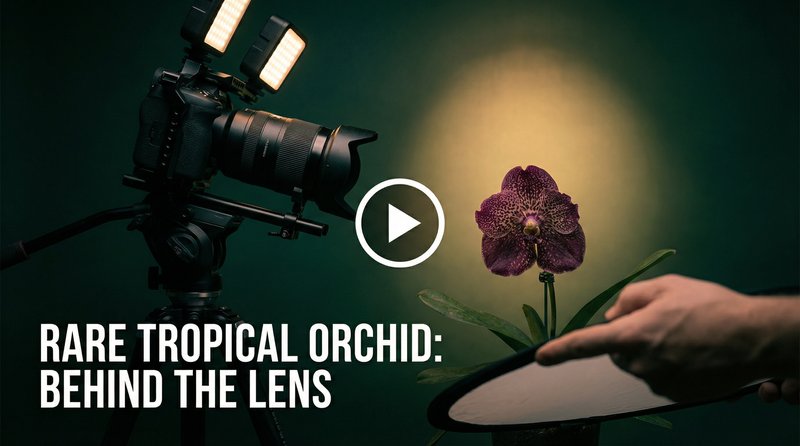 网红主播植物视频教程-珍稀兰花养护视频